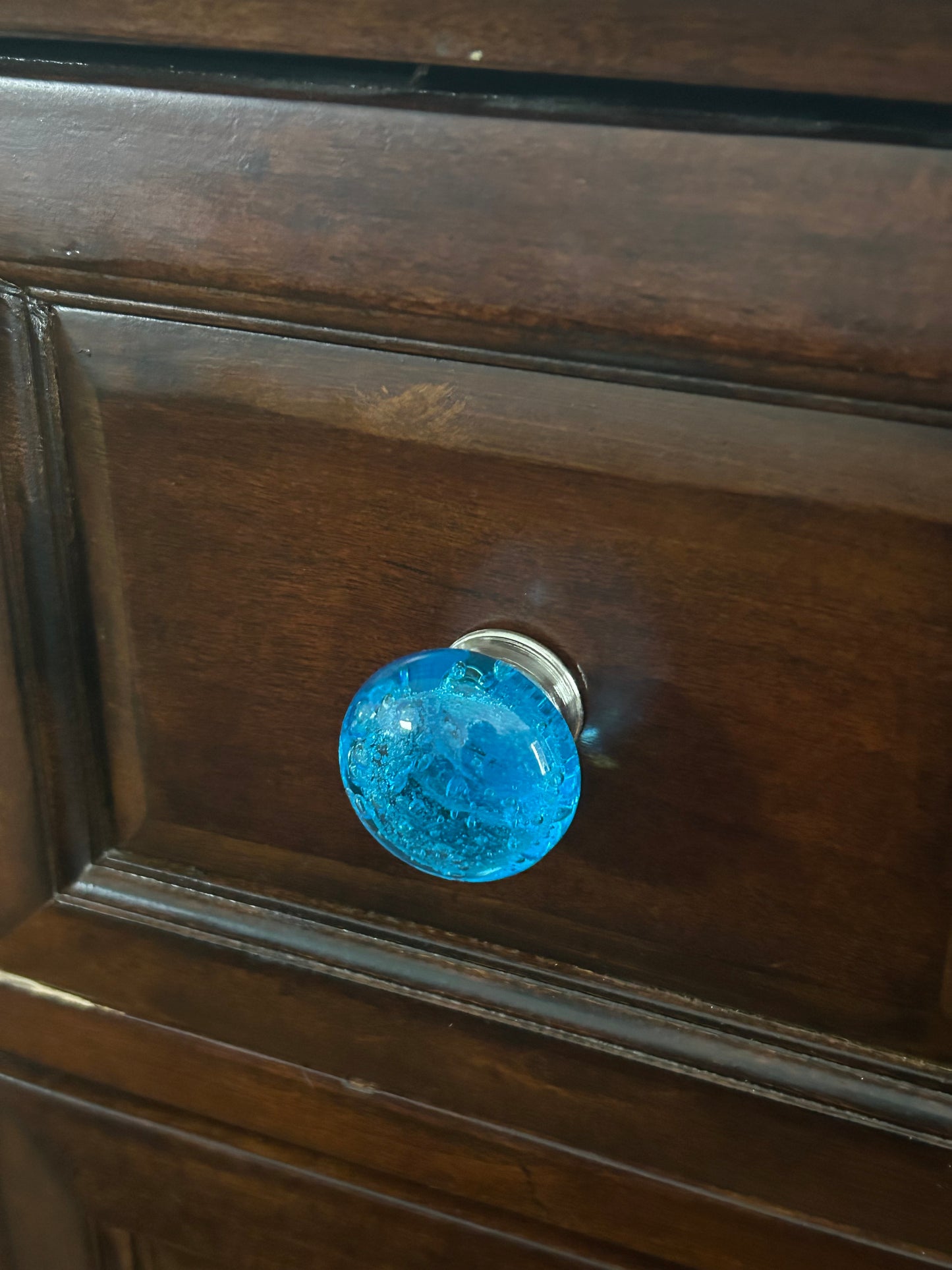 Jelly Fish Glass Knob