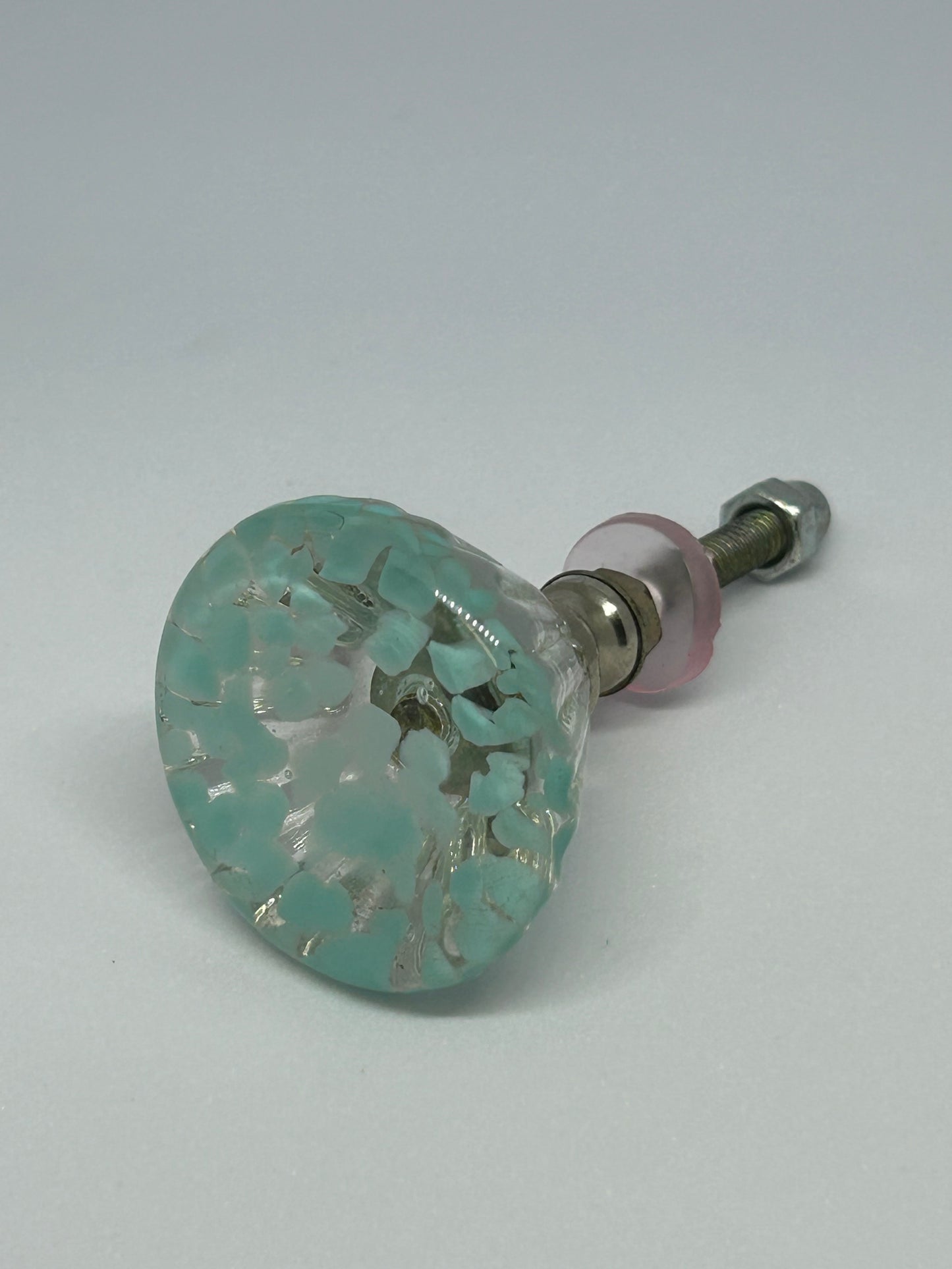 Lakeside Morning Glass Knob