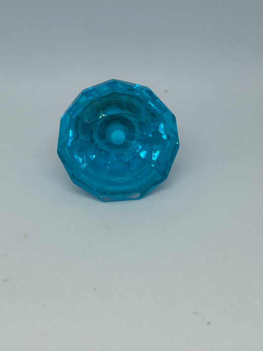 Wicked Blue Glass Knob