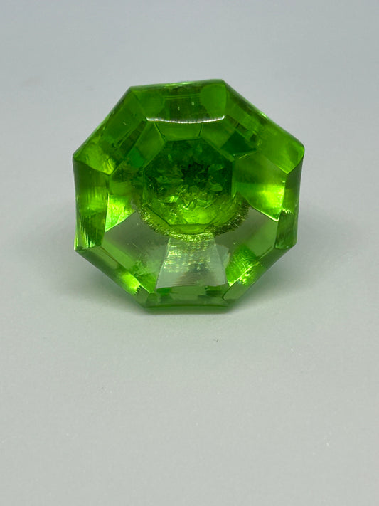 Green Apple Glass Knob