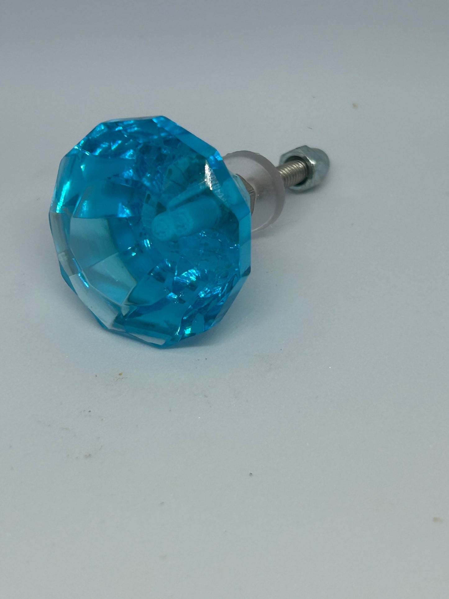 Wicked Blue Glass Knob