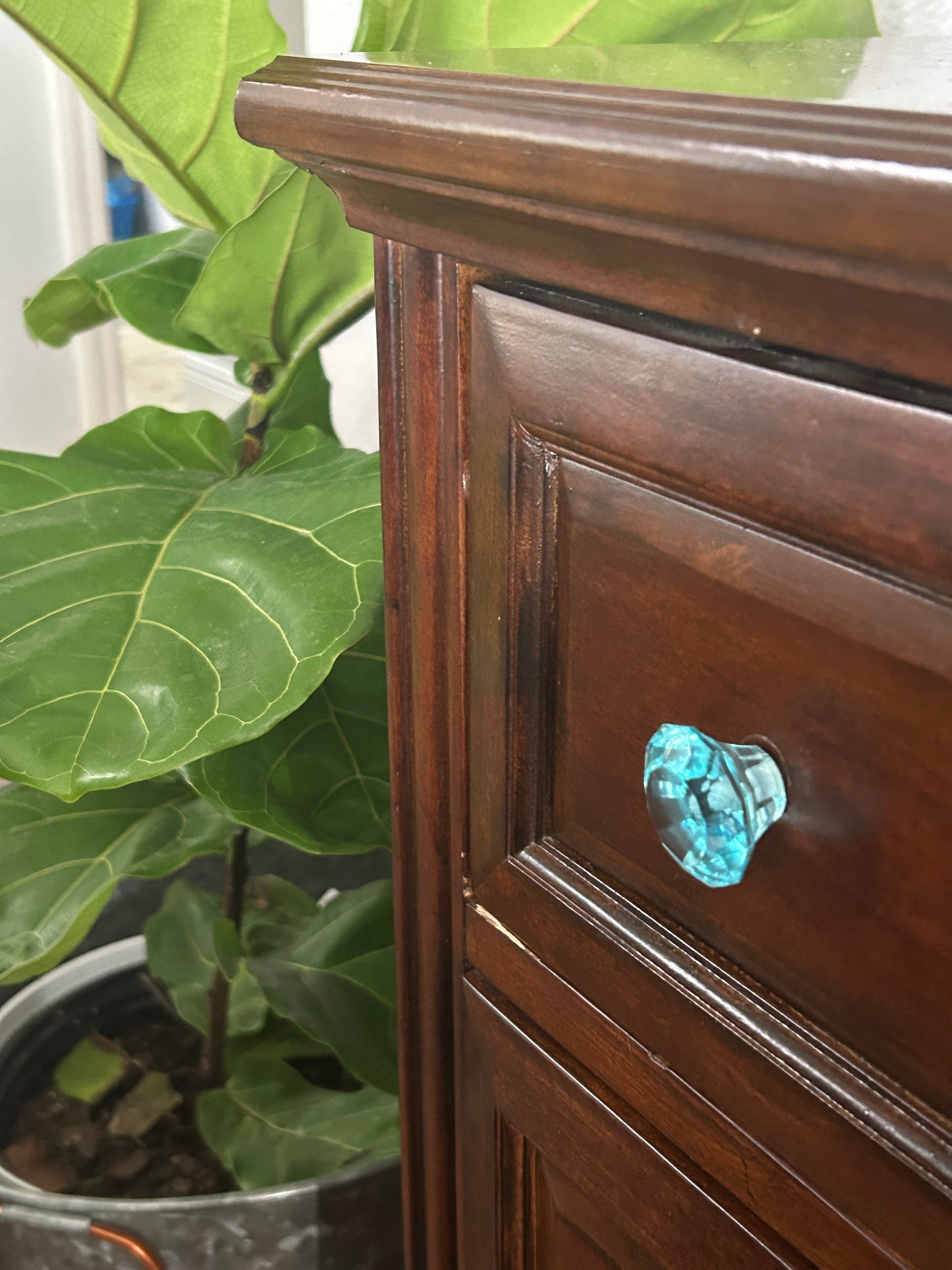 Winter Glass Knob