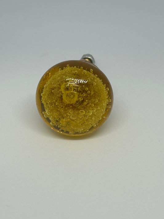 Lemon Drop Glass Knob
