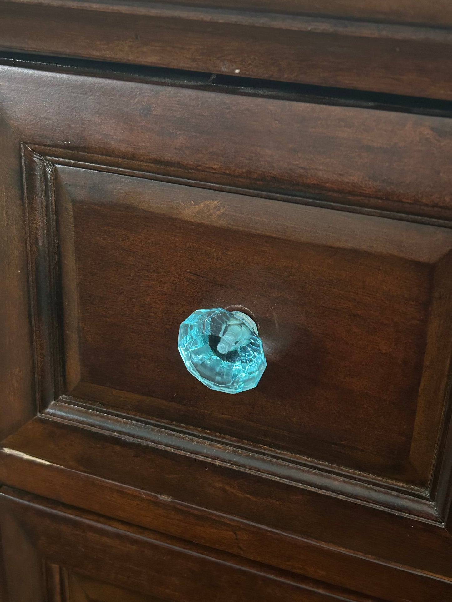 Winter Glass Knob