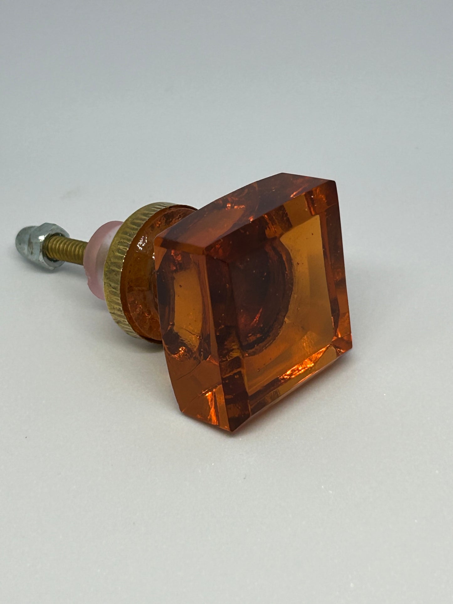 Golden Shine Glass Knob