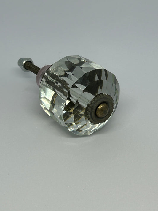 Diamond Sparkle Glass Knob