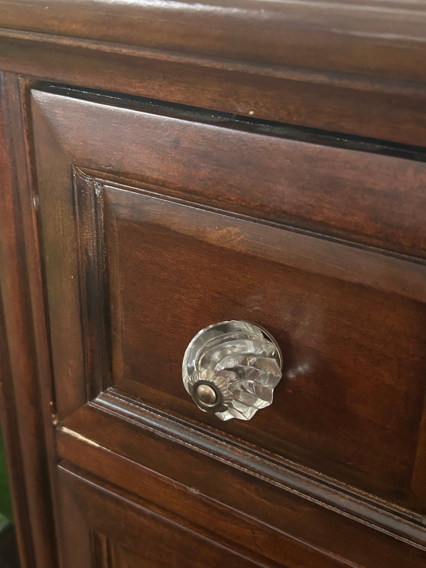 Crystal Prism Glass Knob