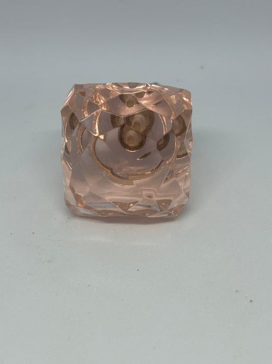 Rose Water Glass Knob