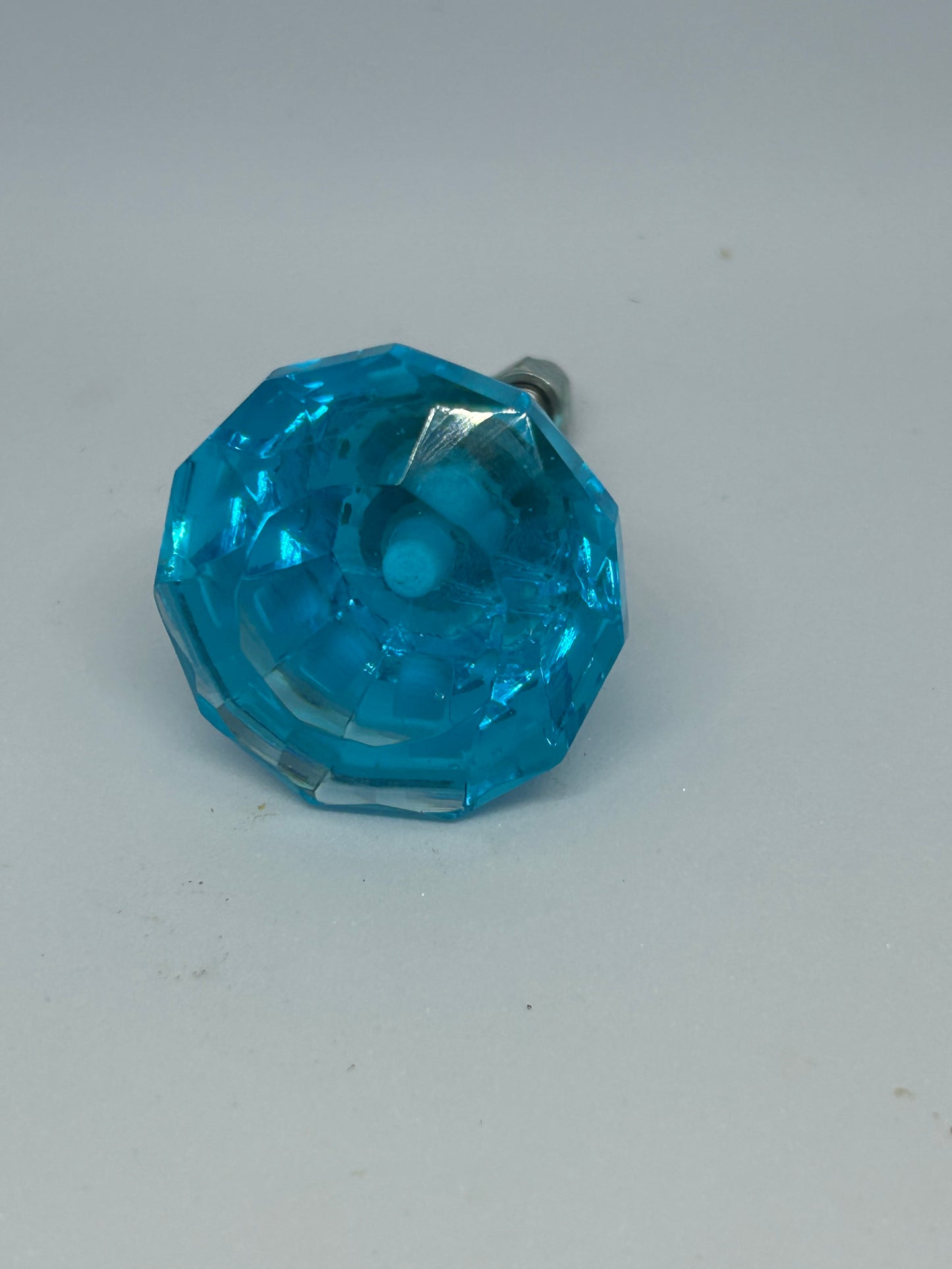 Wicked Blue Glass Knob