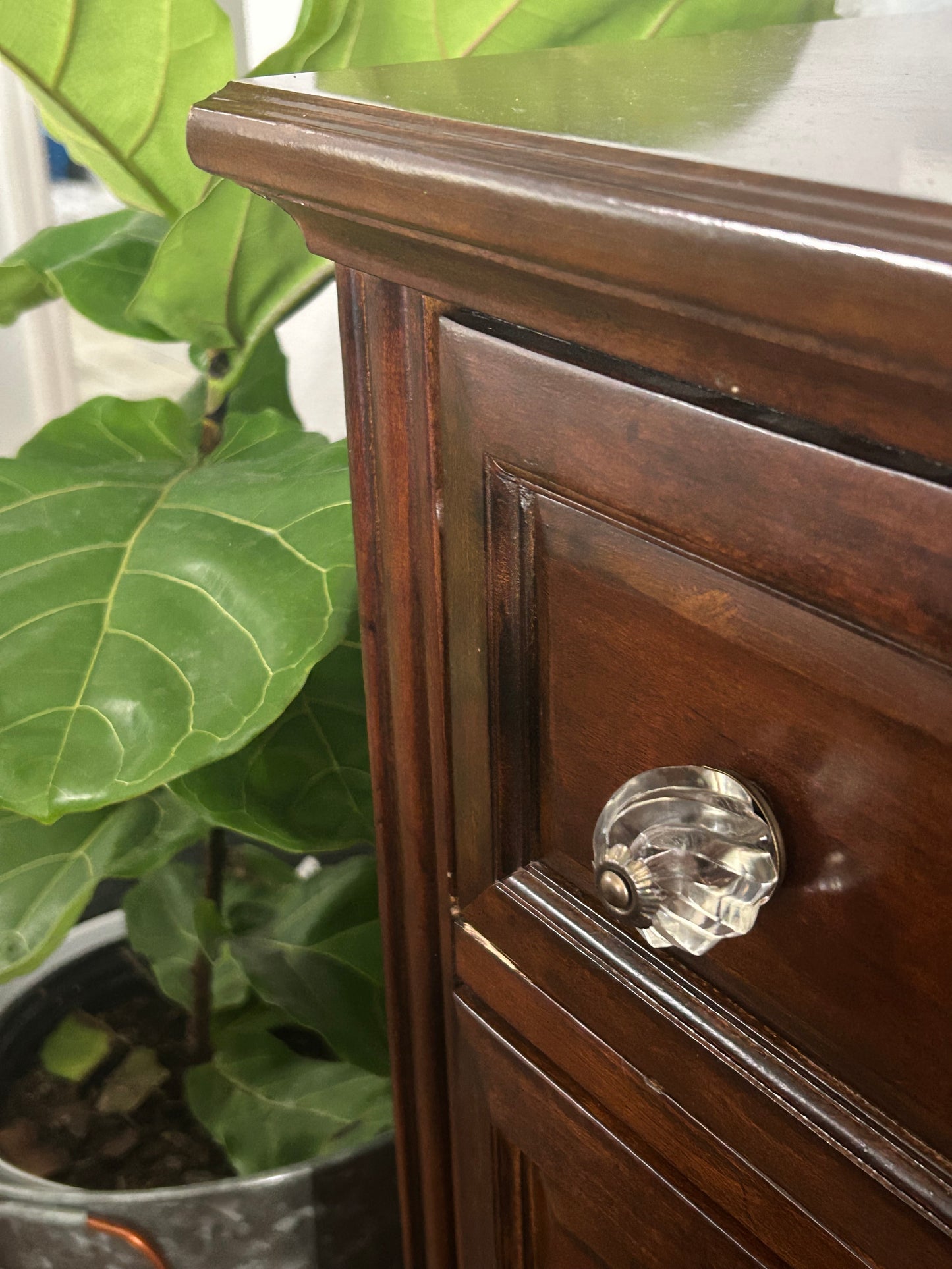 Crystal Prism Glass Knob