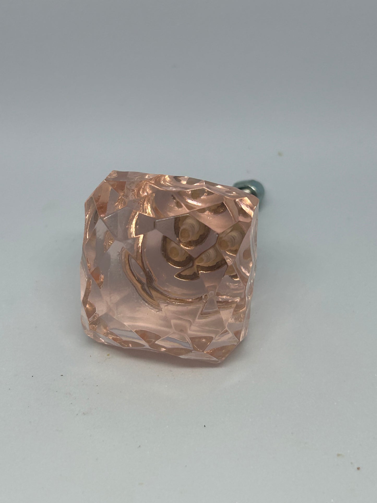 Rose Water Glass Knob