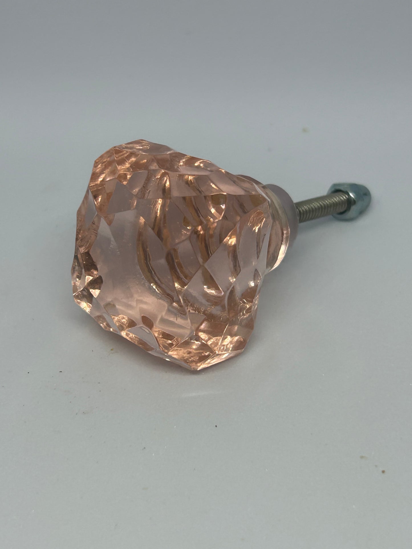 Rose Water Glass Knob