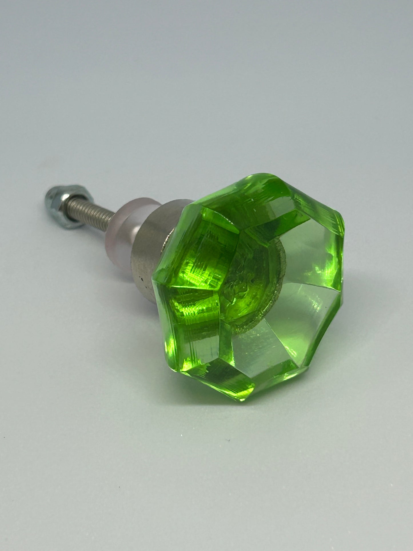 Green Apple Glass Knob