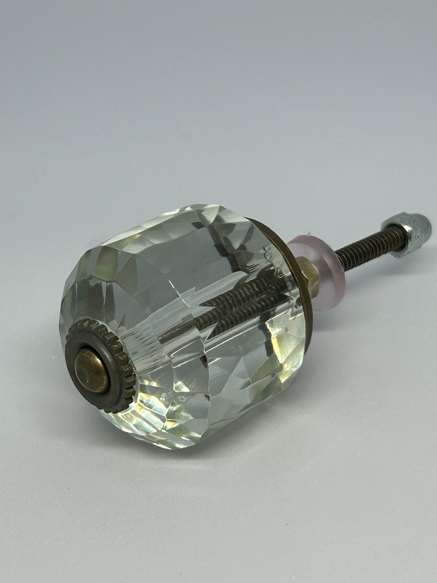 Diamond Sparkle Glass Knob