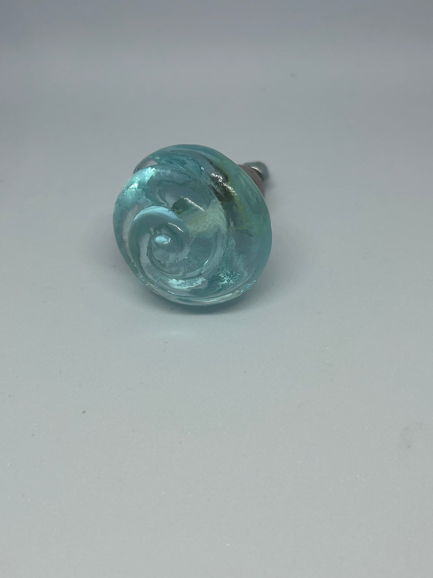Ocean Rose Glass Knob