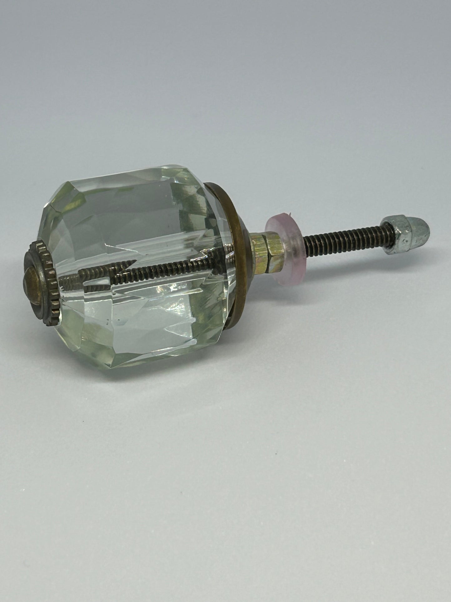 Diamond Sparkle Glass Knob