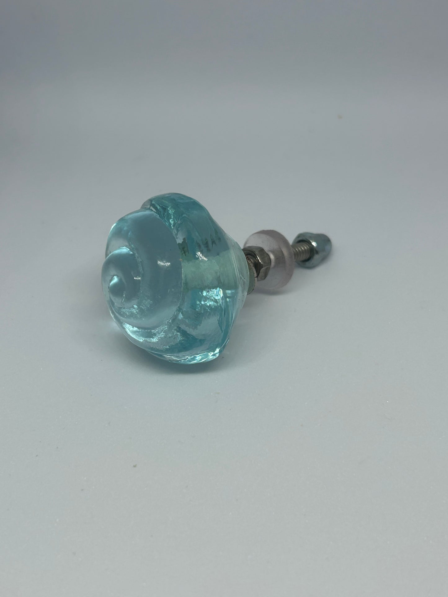 Ocean Rose Glass Knob