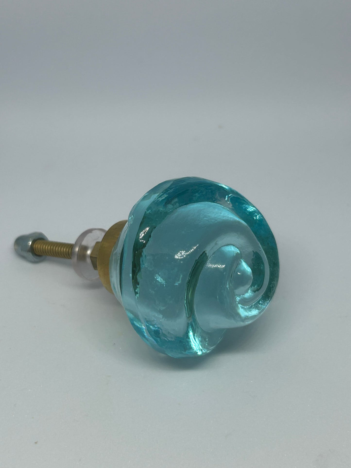 Sea Foam Glass Knob