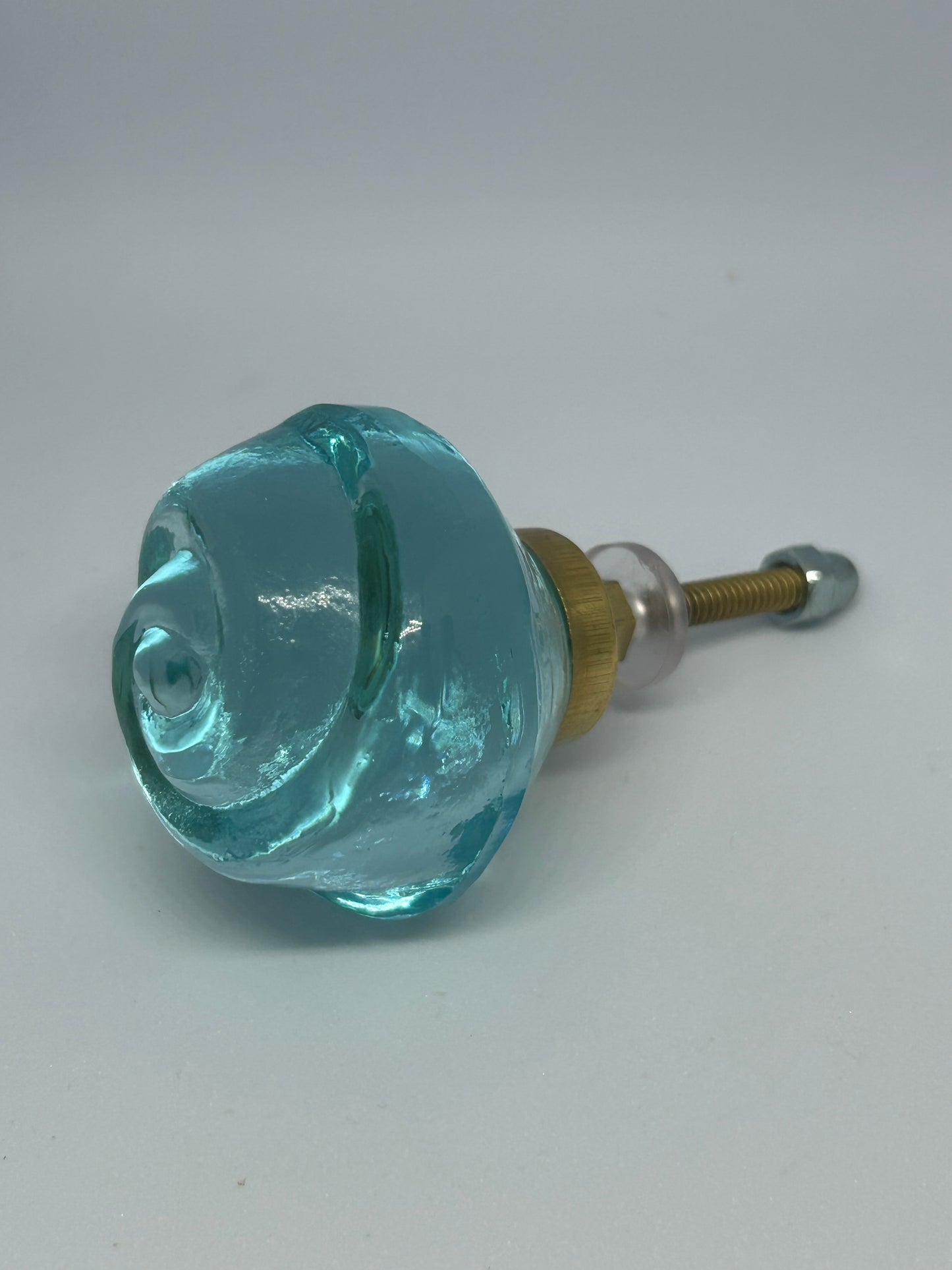Sea Foam Glass Knob