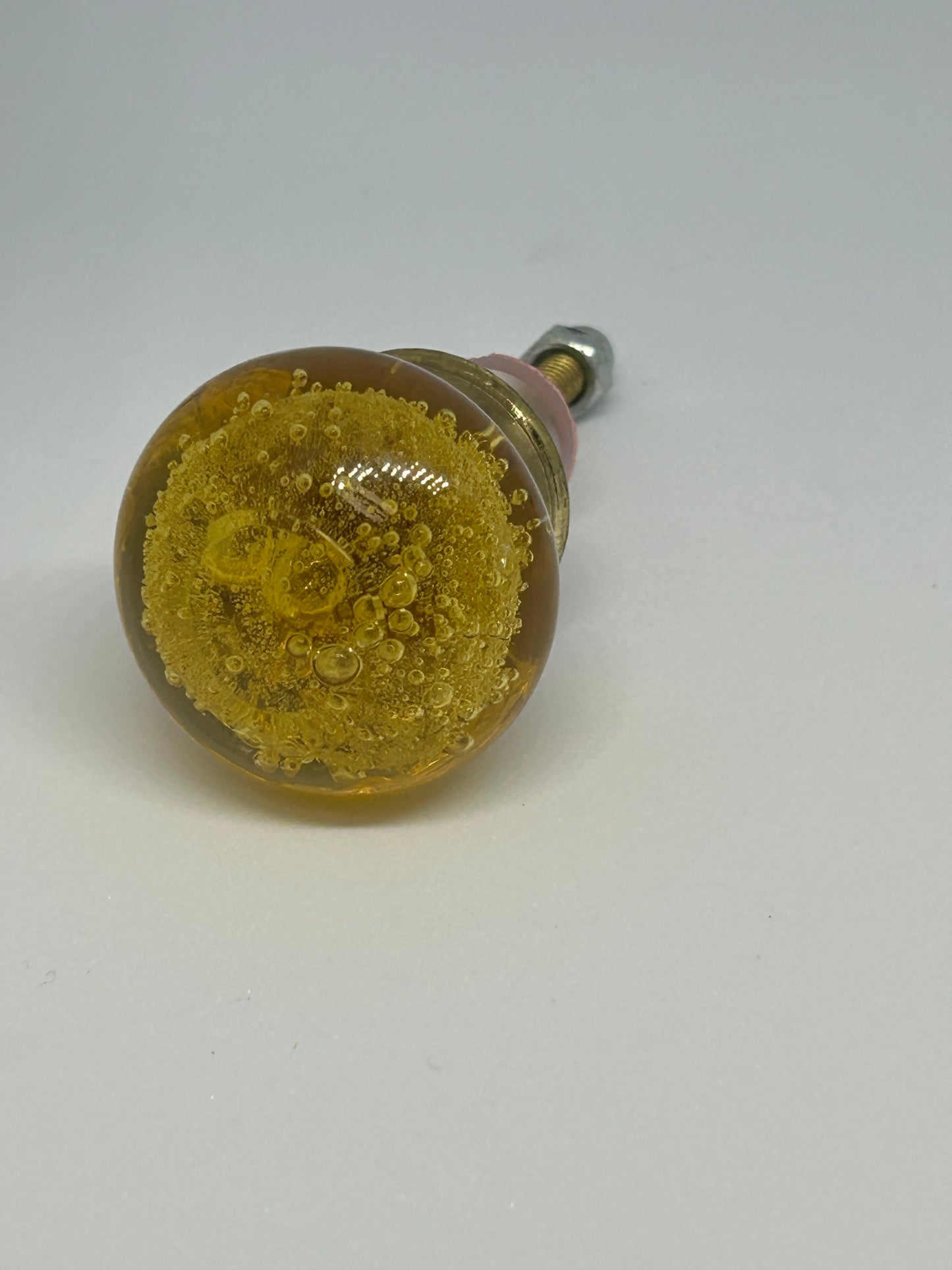 Lemon Drop Glass Knob