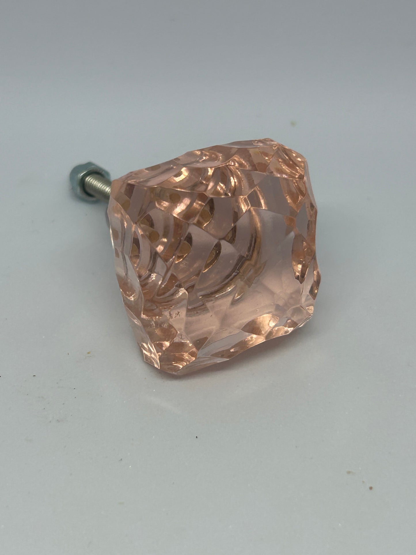Rose Water Glass Knob