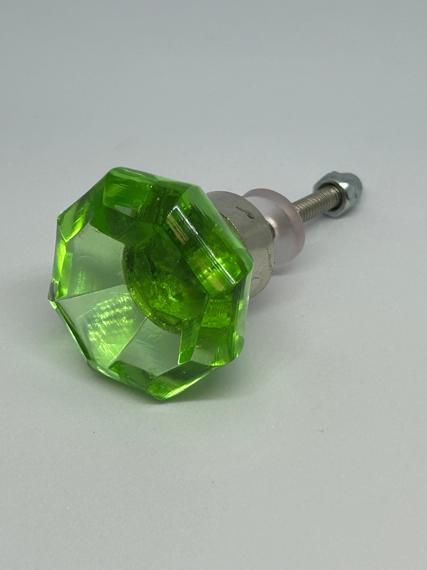 Green Apple Glass Knob